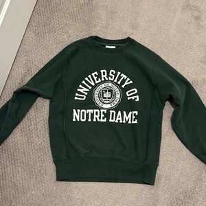 Champion Dark Green Reverse Weave Sweatshirt